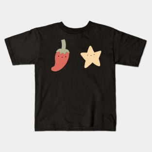 Cute chilli and star Kids T-Shirt